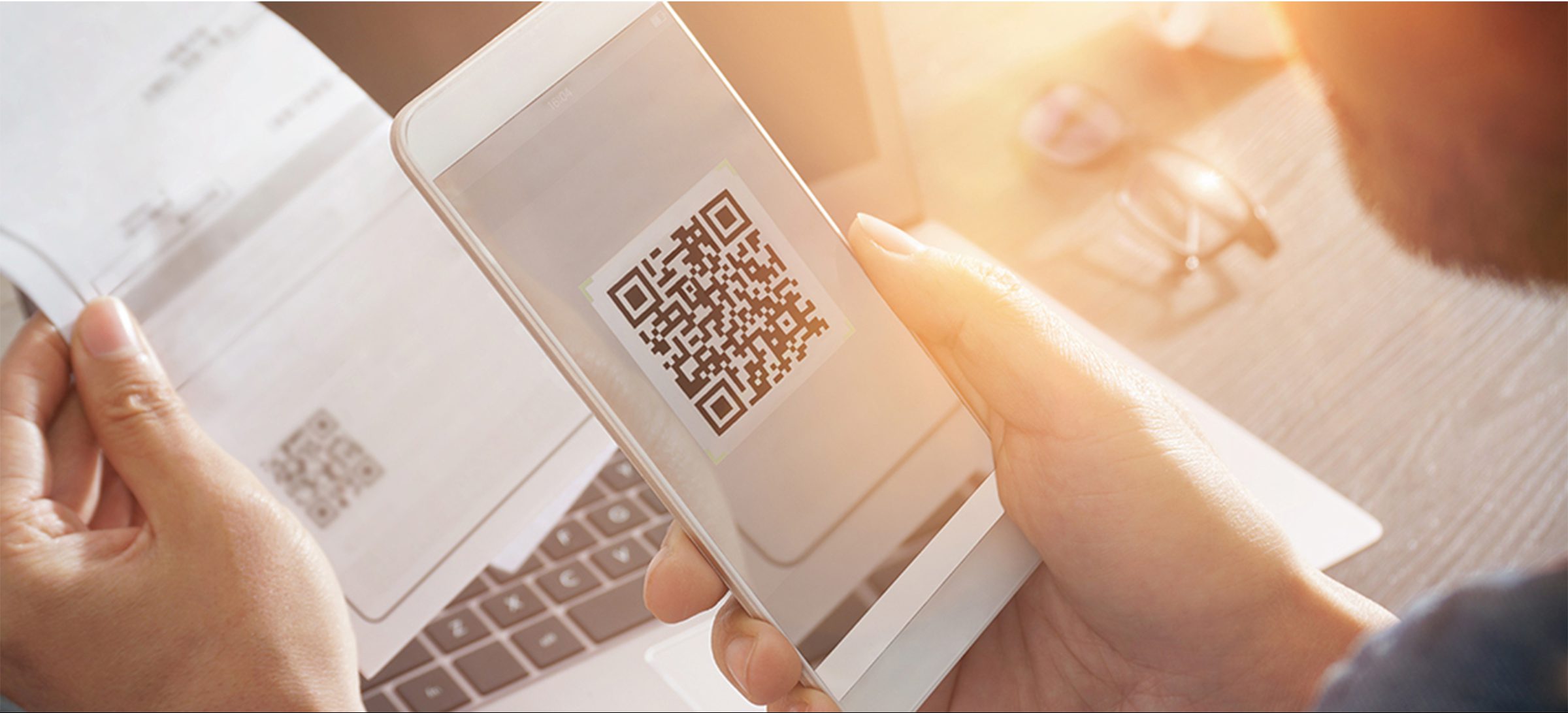 Pay checks via a QR Code with Focus MobilePay